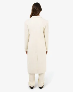Forcast Cassandra Tailored Coat Ecru Outlet