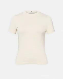 Forcast Catherine Short Sleeve Knit Buttercream New
