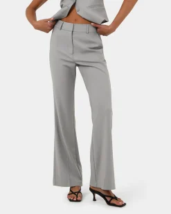 Forcast Chloe Bootleg Pants Grey Best