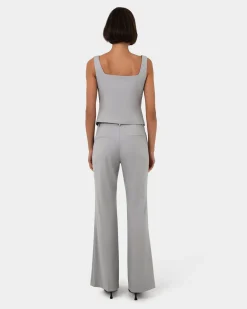 Forcast Chloe Square Neck Vest Grey