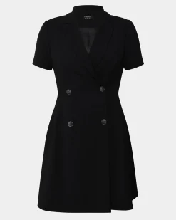 Forcast Chloe Suit Dress Black Discount