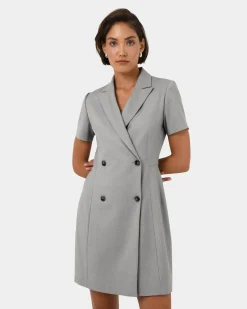 Forcast Chloe Suit Dress Grey Clearance