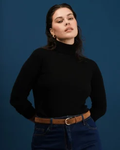 Forcast Clarisse Turtleneck Sweater Black Best