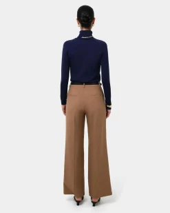 Forcast Clarisse Turtleneck Sweater Navy New
