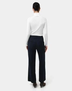 Forcast Clarisse Turtleneck Sweater Ivory New