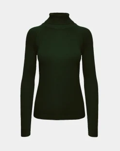 Forcast Clarisse Turtleneck Sweater Khaki Outlet