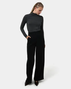 Forcast Clarisse Turtleneck Sweater Charcoal Best