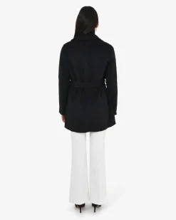 Forcast Collins Wool Short Coat Black Sale