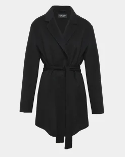 Forcast Collins Wool Short Coat Black Sale