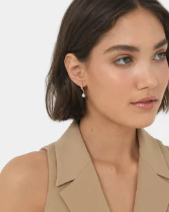 Forcast Danelly Plated Earrings Gold Sale