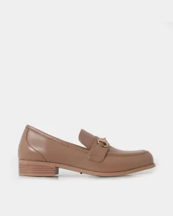 Forcast Dayana Leather Loafer Latte Hot