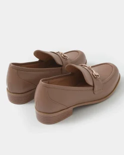 Forcast Dayana Leather Loafer Latte Hot