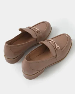 Forcast Dayana Leather Loafer Latte Hot