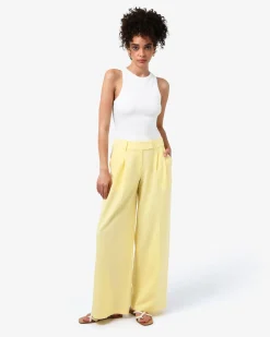 Forcast Devon Cotton Blend Singlet White