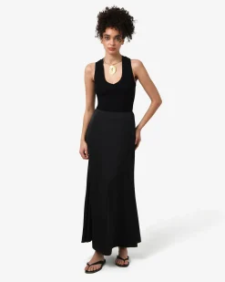 Forcast Devon V-neck Singlet Black Outlet