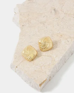 Forcast Elianna Earrings Gold Discount