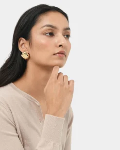 Forcast Elianna Earrings Gold Discount