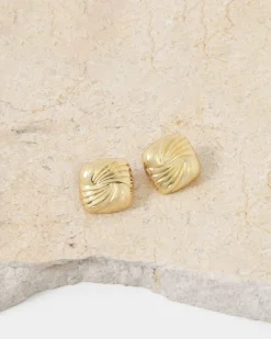 Forcast Elianna Earrings Gold Discount