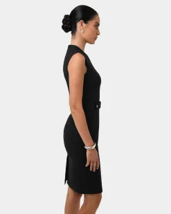 Forcast Elka Belted Pencil Dress Black