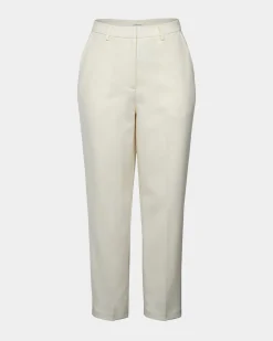 Forcast Elka Straight Leg Pants Ecru Hot