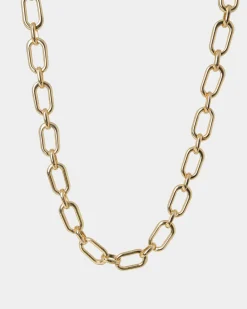 Forcast Elvira Plated Necklace Gold Best