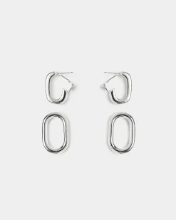 Forcast Elvira Earrings Silver Online