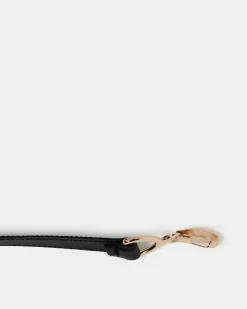 Forcast Emeri Leather Adjustable Belt Black Sale