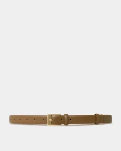 Forcast Faith Leather Belt Brown Sugar Sale