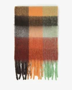 Forcast Finnley Checked Scarf Red Multi Online