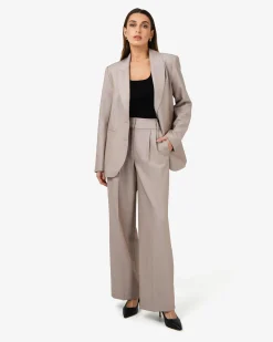 Forcast Fitzroy Single Breasted Blazer Oyster Beige Best