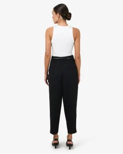 Forcast Ganni Tapered Pants Black New