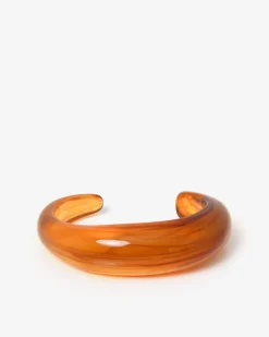 Forcast Gia Boho Resin Bangle Yellow Discount