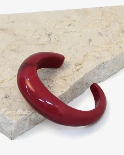 Forcast Gia Boho Resin Bangle Red Sale