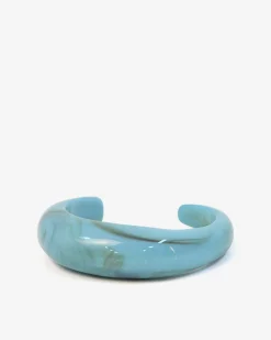 Forcast Gia Boho Resin Bangle Blue Outlet