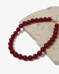 Forcast Gia Boho Resin Necklace Red Online
