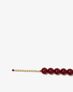 Forcast Gia Boho Resin Necklace Red Online