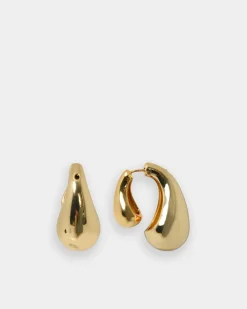 Forcast Gia Bubble Earrings Gold New