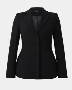 Forcast Gordon Hourglass Blazer Black New