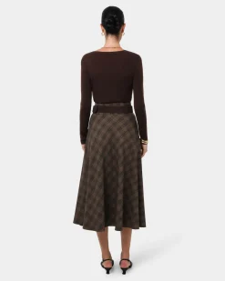 Forcast Henley Button Up Knit Chocolate Sale