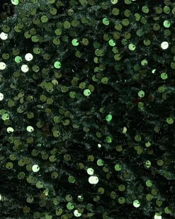 Forcast Ivy One Shoulder Sequin Dress Emerald Clearance