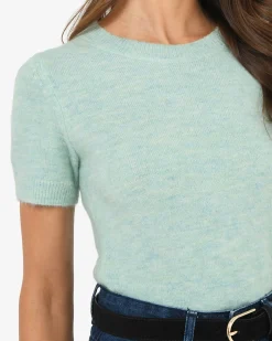 Forcast Jaira Wool Blend Knit Spearmint Clearance