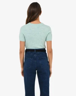 Forcast Jaira Wool Blend Knit Spearmint Clearance