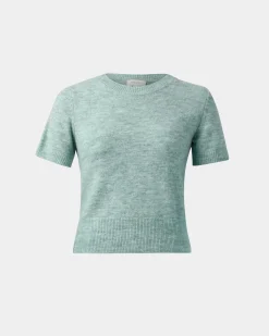 Forcast Jaira Wool Blend Knit Spearmint Clearance