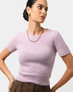 Forcast Jaira Wool Blend Knit Lilac Best