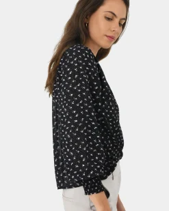 Forcast Jana Round Neck Blouse Floral Multi Best