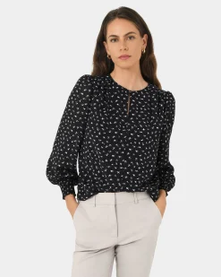 Forcast Jana Round Neck Blouse Floral Multi Best