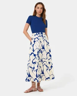 Forcast Jayleen Midi Skirt Resort