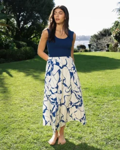 Forcast Jayleen Midi Skirt Resort