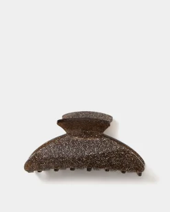 Forcast Jazzlyn Hair Claw Cocoa Outlet