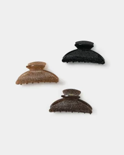 Forcast Jazzlyn Hair Claw Cocoa Outlet